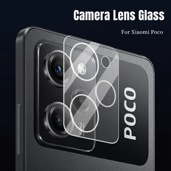 1-2ШТ Стекло Объектива Для Xiaomi POCO X5 Pro F5 Протектор Камеры Полное Покрытие Заднего объектива Закаленная Пленка для POCO X5 Pro M4 Pro X4 F4 GT
