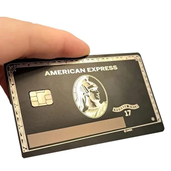 4442 и чип NFC Bank, металлическая карточка из нержавеющей стали с магнитной полосой, пустая кредитная карта, поддержка пользовательских металлических кредитных карт 0