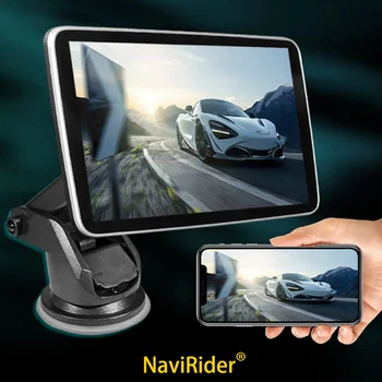 7-дюймовый автомобильный радиоприемник, Мультимедийный видеоплеер, Беспроводная Carplay GPS-навигация Apple Android Auto для универсального автомобильного сенсорного экрана