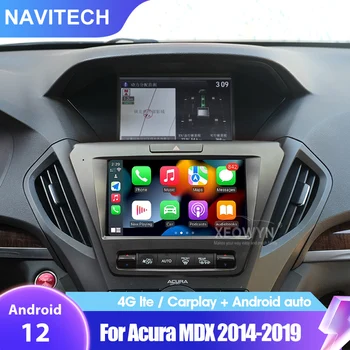 Android 12 Для Honda Acura MDX 2015 2016-2021 Мультимедийная Навигация GPS Видео Авторадио Плеер Монитор Carplay Bluetooth авто