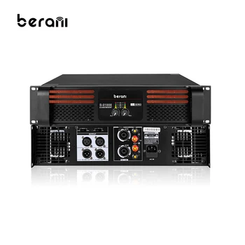 Berani S-21000 хорошего качества 2-канальный 2Fans класс H 3U 3200 Вт сабвуфер для гитары караоке профессиональный аудиоусилитель