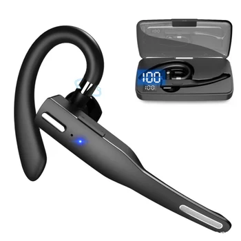 Bluetooth-гарнитура с двойным микрофоном и шумоподавлением V5.0 Bluetooth-гарнитура Наушники для водителей машинного отделения