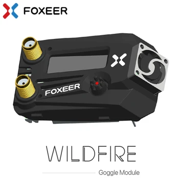 FOXEER Wildfire 5,8 ГГц 72CH Двойной Приемник OLED-Экран Поддержка Обновления Прошивки OSD 5-16 В для Fatshark RC FPV Очки DIY Запчасти
