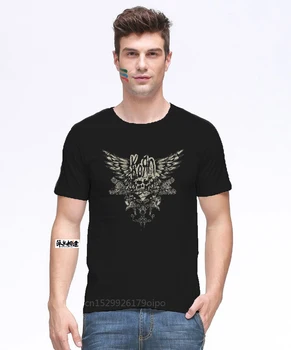 Korn Skull Wings Girls Juniors Черная футболка Новый мерч группы Customize Tee Shirt22