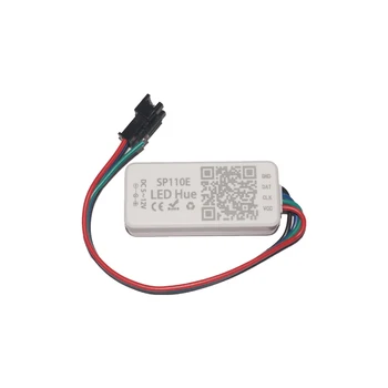 WIFI SP110E SPI Bluetooth-Совместимый Пиксельный контроллер освещения с помощью приложения для телефона Для WS2812B SK6812 LPD88061903 RGB /RGBW DC5-24V