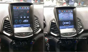 Автомобильный GPS Android 13 для Ford Fiesta MK7 2009-2016 Навигация Радио Стерео Мультимедиа Вертикальный экран Tesla 2 Din DVD-плеер