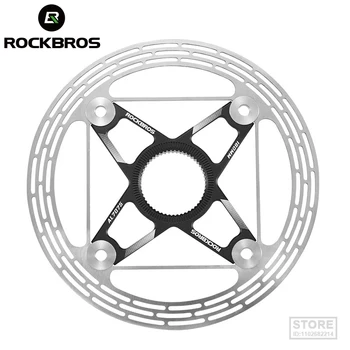 Велосипедный дисковый тормоз ROCKBROS 160 мм / 140 мм, роторный дисковый тормоз из нержавеющей стали, Высокопрочная гидравлическая деталь MTB дорожного плавающего велосипеда