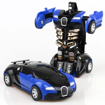 Деформация, столкновение с транспортным средством, Инерционный игрушечный автомобиль Bugatti Veyron, робот, Детская игрушка, Рождественский подарок