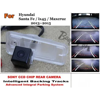 Для Hyundai Santa Fe/ix45/Maxcruz 2013 ~ 2015 Интеллектуальная Камера Парковки Автомобиля/с Модулем Треков Камера заднего Вида CCD Ночного Видения