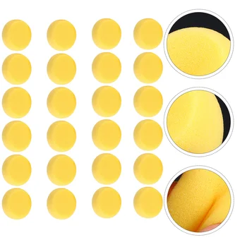 Желтый круглый бисквит для торта Акварельные губки Многоцелевые поделки Штампы для малышей