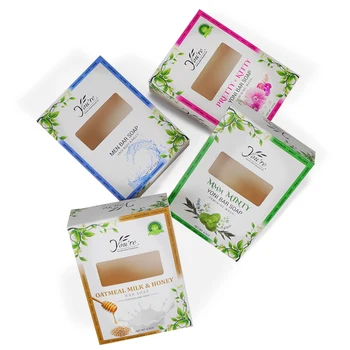 индивидуальный дизайн Sencai Оптовая Дешевая Коробка для упаковки белого Стирального мыла с окном из ПВХ 0