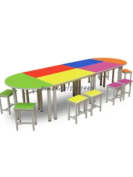 Комбинированный стол со стулом, учебный стол, учебный класс, учебный класс, дети из детского сада и учащиеся начальной школы учатся