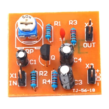 Комплект схемы усиления на одном транзисторе, схема частичного смещения напряжения, Транзисторное усиление, электронное производство