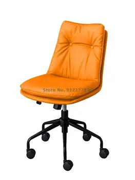 Компьютерное кресло Легкое роскошное Простое комфортное сидячее офисное кресло Письменный стол Спальня Подъемное вращающееся кресло со спинкой