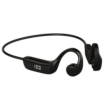 Новые наушники с костной проводимостью Для спортивного бега, водонепроницаемые Беспроводные Bluetooth-совместимые наушники с микрофоном, поддержка TF SD-карты