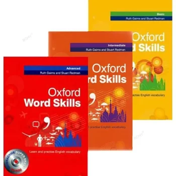Оксфордские словарные навыки Базовый / средний / продвинутый Изучайте и практикуйте английский словарь Учебник Рабочая тетрадь Полноцветный
