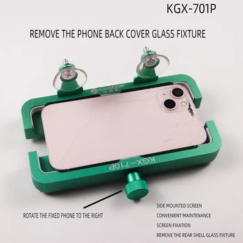 Приспособление для крепления присоски для обслуживания мобильного телефона для Iphone X/12/13/14 Металлический ремонтный зажим для экрана Pro Max сбоку