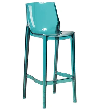 Прозрачный пластиковый стул Ресторанный Барный стул Барный табурет Скандинавский Высокий Табурет Акриловые Современные Минималистичные Высокие Табуреты Мебель для дома