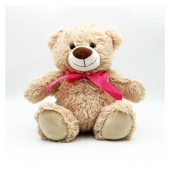 Розовый бант Бежевый Милый медвежонок Плюшевый мишка Кукла Плюшевая игрушка Кукла-подушка Подарок ко Дню защиты детей Подарок на День рождения