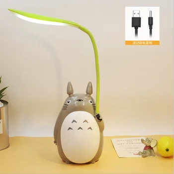 Светодиодная лампа в форме Тоторо, Работает от USB, Внутреннее декоративное освещение, Идеально подходит для офиса или стола для чтения, Идея подарка для ребенка