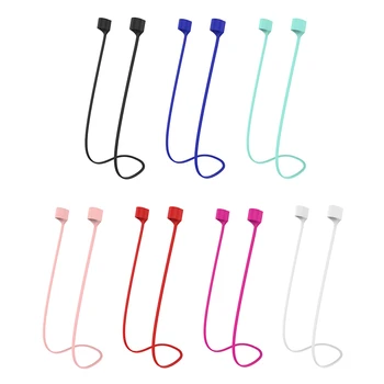 Силиконовый держатель для веревки, кабель, держатель для ремешка для наушников, кабель, шейный шнур для наушников для AirPods 1 2 3 Pro String