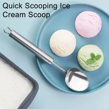 Совок для мороженого, Ложка из нержавеющей стали, форма для шариков льда, Антипригарный картофель, Инструменты для приготовления Арбузного мороженого