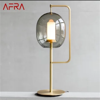 Современная креативная настольная лампа AFRA Nordic, дизайнерский фонарь, настольная лампа, декоративная для дома, гостиной