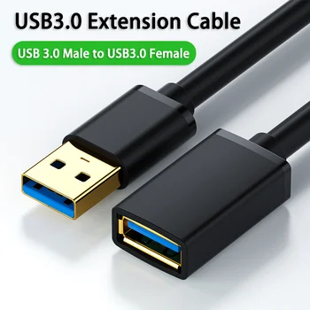 Удлинитель Kebiss USB3.0 для Smart TV PS4 Xbox One SSD-накопитель USB к USB-удлинителю шнура передачи данных Mini USB3.0 2.0 Удлинитель