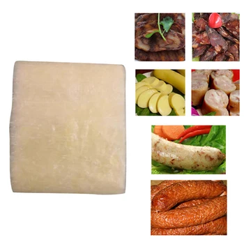 упаковка оболочек для съедобных сосисок размером 1 м * 75 мм, шкурки, свиные кишки, колбасные трубочки, футляр