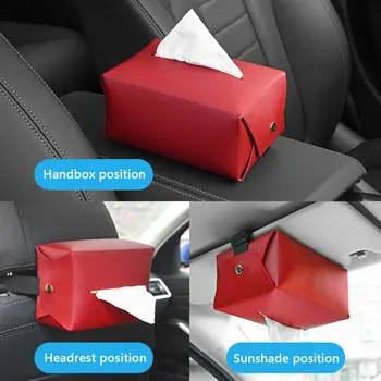 Фиксированный ящик для хранения бумажных полотенец на подлокотнике сиденья центральной консоли для Peugeot 206 207 307 407 408 308 607 508 3008 2008 Аксессуары
