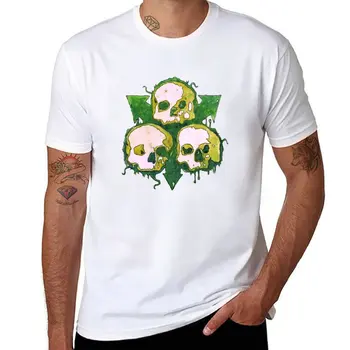 Футболка Death guard chaos skulls, быстросохнущая футболка, футболки для тяжеловесов, футболки для спортивных фанатов, простые белые футболки для мужчин