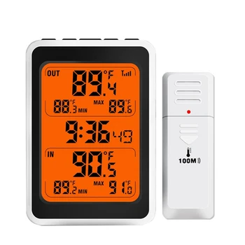 Цифровой измеритель температуры влажности в помещении и на улице, электронный термометр-гигрометр