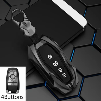 Чехол для дистанционного ключа автомобиля из цинкового сплава для Ford Mondeo Fusion Mustang Explorer Focus F150 F250 F350 Escape Lincoln