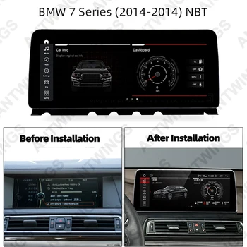 ANTWINS Автомобильный Радио Стерео Мультимедийный Плеер с Сенсорным Экраном Bluetooth для BMW 7 Серии 2014-2014 Аксессуары NBT 12,3 дюйма 1