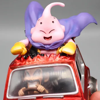 Dragon Ball Z Majin Buu 15 см фигурки Буу мистер Сатана Аниме фигурки толстый Буу Мистер Сатана с автомобилем ПВХ фигурки Модель Игрушки куклы подарки 1