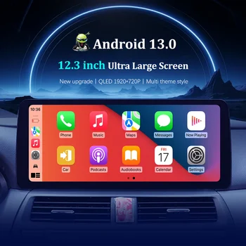Для Nissan Teana 2019-2021 12,3-дюймовый автомобильный мультимедийный видео-радиоплеер Android 13 Carplay GPS QLED Навигация Стерео DSP инструменты 1