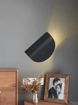 Итальянский дизайнерский настенный светильник современная гостиная креативный вращающийся арт отель выставочный зал настенный светильник прикроватная лампа для спальни красный 1