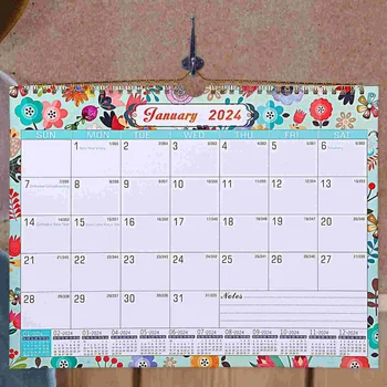 Календарь На 2024 год Настенные Календари Домашние Ежедневные Большой Блок Настольный Офис Праздничный Ежемесячный Поддающийся разрыву 1