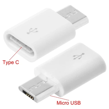 Мини-Адаптер Micro USB из Алюминиевого Сплава для подключения к Type-c-Розетке Type-c-Розетке к USB-Адаптеру для Ноутбуков, Блоков питания 1