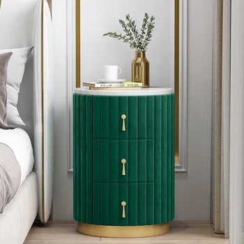 Роскошная современная прикроватная тумбочка в скандинавском стиле, многофункциональный прикроватный шкаф для хранения в спальне, шкаф для хранения в спальне 1