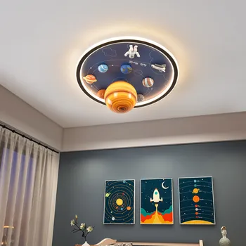 Потолочный светильник ULANI Children's Planet LED Creative Cartoon Light Для домашнего декора Детской комнаты Детского сада с дистанционным управлением 2