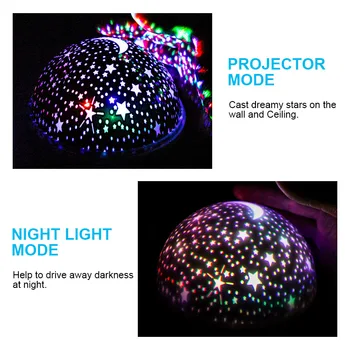 Преобразите спальню ваших детей с помощью этой волшебной светодиодной лампы-проектора Star Night Light 2