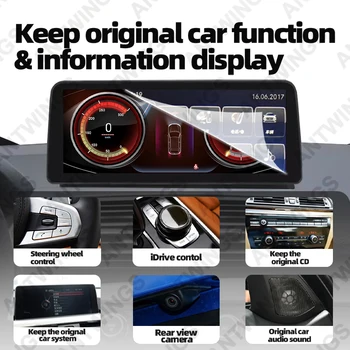 ANTWINS Автомобильный Радио Стерео Мультимедийный Плеер с Сенсорным Экраном Bluetooth для BMW 7 Серии 2014-2014 Аксессуары NBT 12,3 дюйма 3