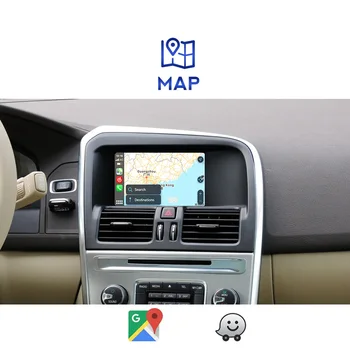 Беспроводной Apple CarPlay Для VOLVO XC60 2012 2013 Моделей до 2014 года Android Auto Mirror Link AirPlay Функция Car Play Подключи и играй 3