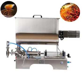 Машина для розлива томатной пасты арахисового масла и соуса Чили U-типа объемом 500-5000 МЛ с одной головкой 4