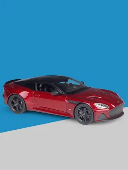 Отлитый под давлением WELLY в масштабе 1:24 Aston Martin VANQUISH Coupe, имитирующий сплав, красная модель автомобиля, Коллекционная игрушка в подарок 4
