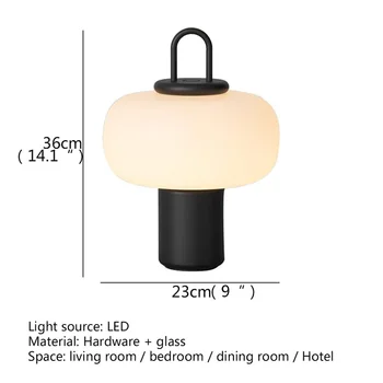 Постмодернистская настольная лампа для спального места, простой дизайн, Креативный светодиодный настольный светильник, декор для дома, спальни, гостиной 4