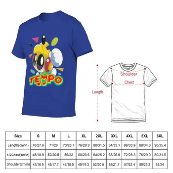 Футболка Tempo, футболки оверсайз, корейские модные футболки для любителей спорта с коротким рукавом, мужские футболки с графическим рисунком, забавные 4