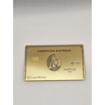 4442 и чип NFC Bank, металлическая карточка из нержавеющей стали с магнитной полосой, пустая кредитная карта, поддержка пользовательских металлических кредитных карт 5