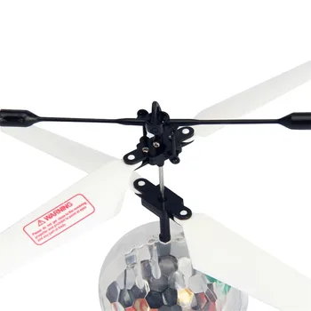Красочные полеты Игрушечного дрона-вертолета с шариком, встроенная сверкающая светодиодная подсветка для детей, подростков, красочные полеты для детского подарка 5